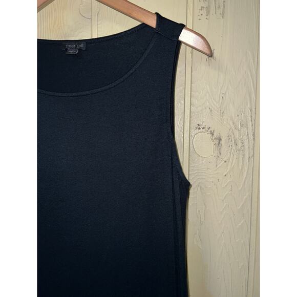 J. Jill Tunic Tank Top Womens Medium Colorblock Soft Knit Asymmetrical Hem - Picture 5 of 8